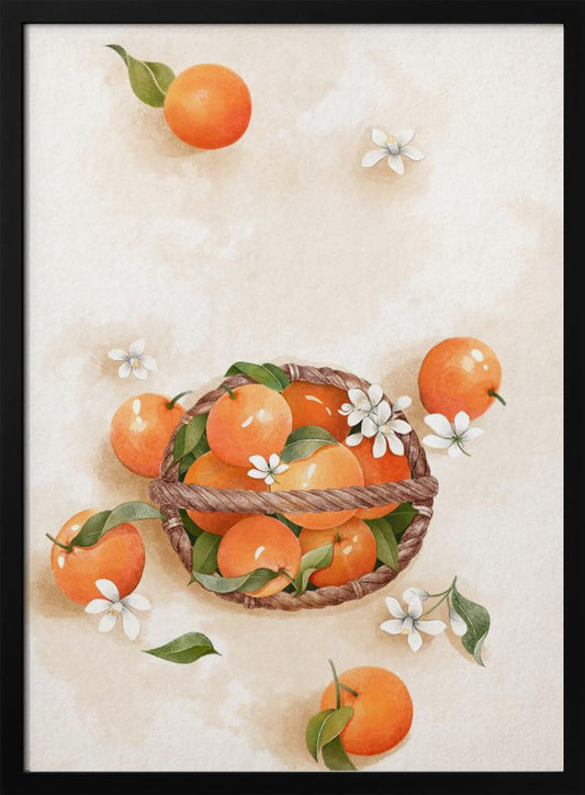 Juicy Orange - Art Print by Xuan Thai