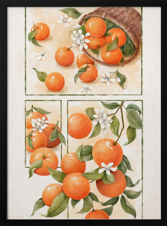 Orange Blossom - Art Print by Xuan Thai