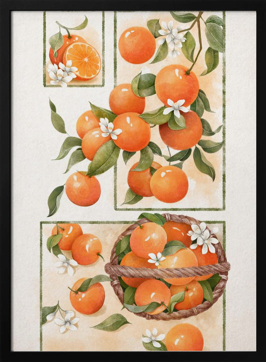 Orange Blossom - Art Print by Xuan Thai