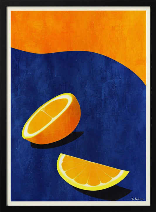 Petit Déjeuner, Deux Oranges - Art Print by Bo Anderson