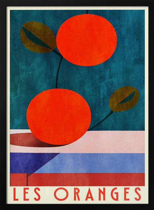 Les Oranges - Art Print by Bo Anderson