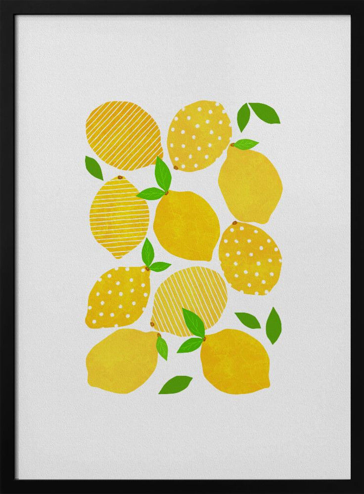 Lemon Crowd - Art Print by Orara Studio