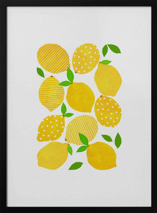 Lemon Crowd - Art Print by Orara Studio