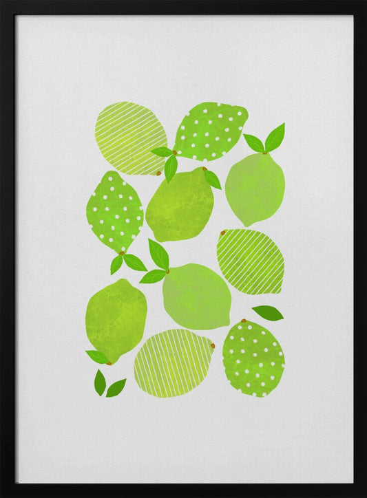 Lime Crowd - Art Print by Orara Studio