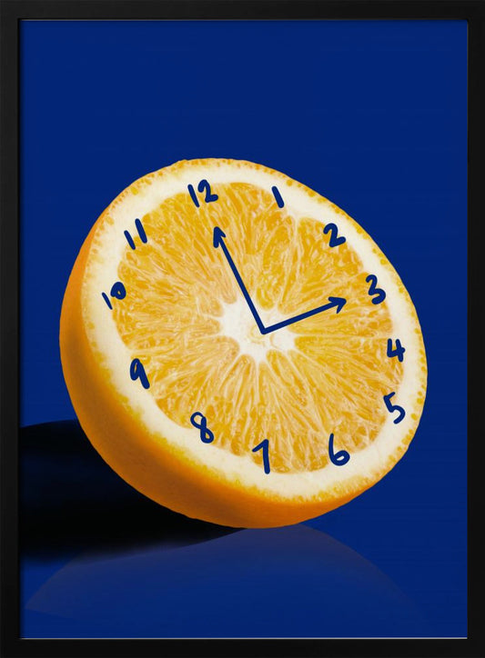 Citrus Timepiece - Art Print by Little Dean