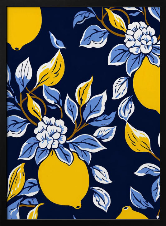 Italien Lemons 1 - Art Print by Bilge Paksoylu