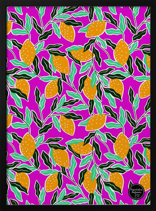 Lemon Forever - Art Print by Gwendoline Lefeuvre
