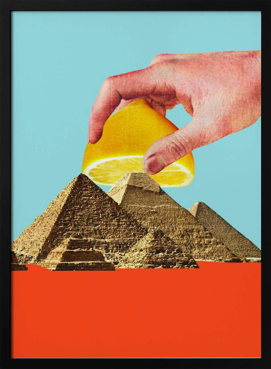 Pyramides of Lemonade - Art Print by Circular Concepts