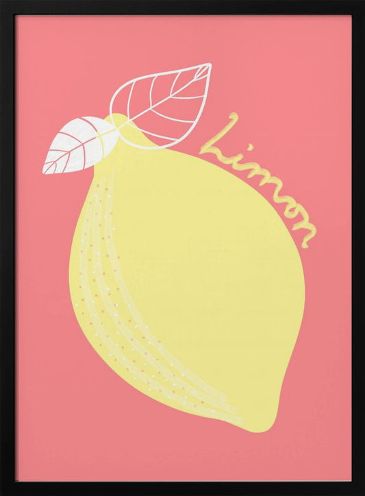 Yellow Citrus Charm - Art Print by Athene Fritsch