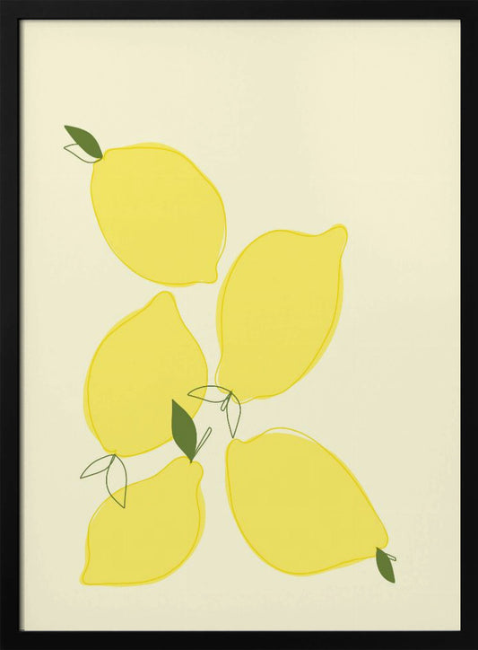 Lemon Harmony - Art Print by Athene Fritsch