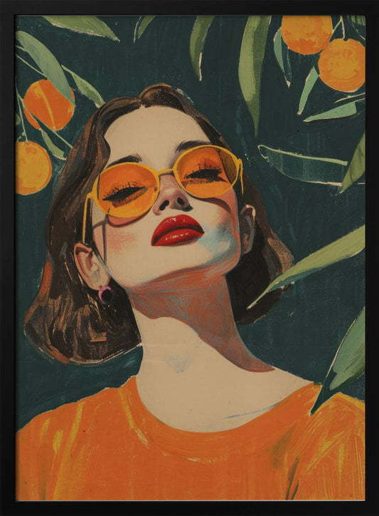 Golden Gaze - Art Print by Treechild