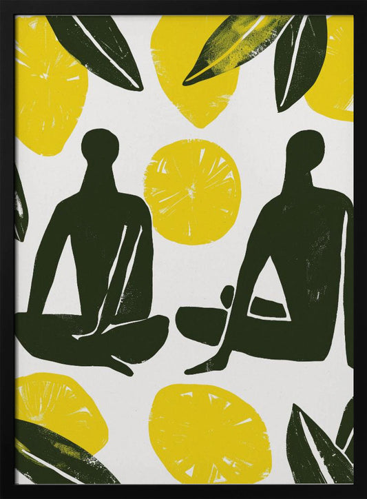 Lemon Meditations - Art Print by Treechild