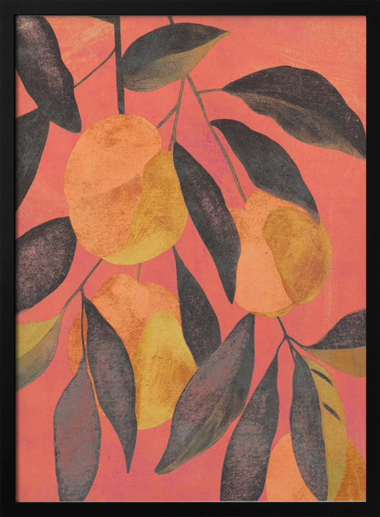 Vibrant Pear Grove - Art Print by Treechild