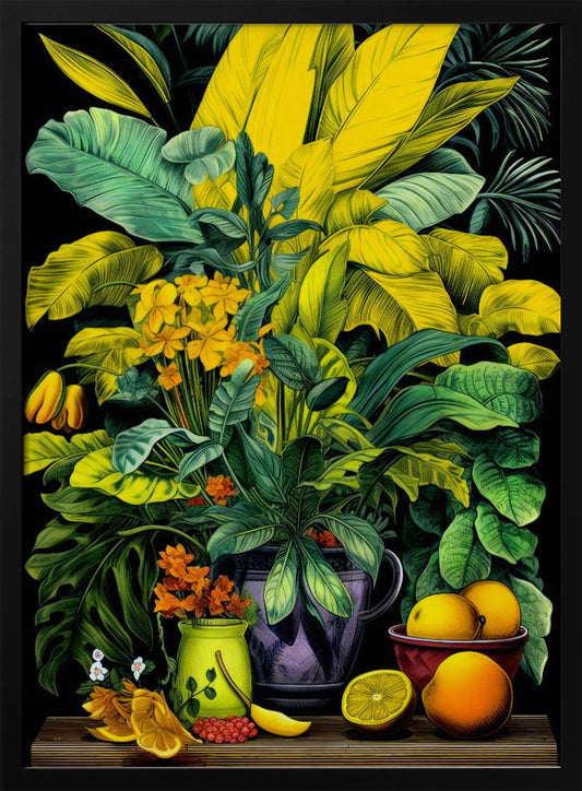 Botanical Fusion 1 - Art Print by Justyna Jaszke