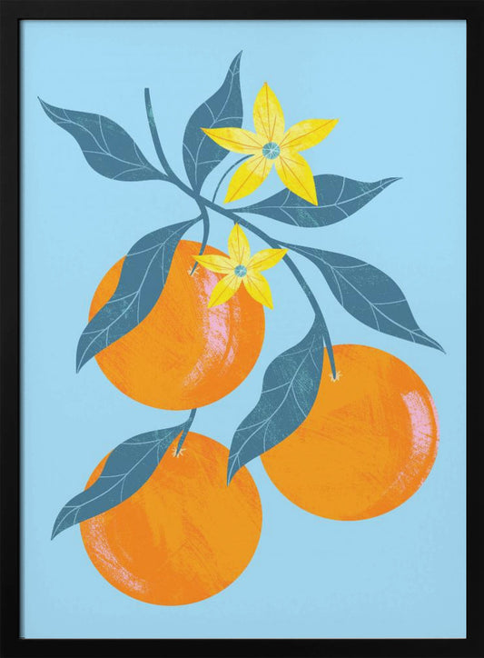 Orange Branch - Art Print by Melissa Donne