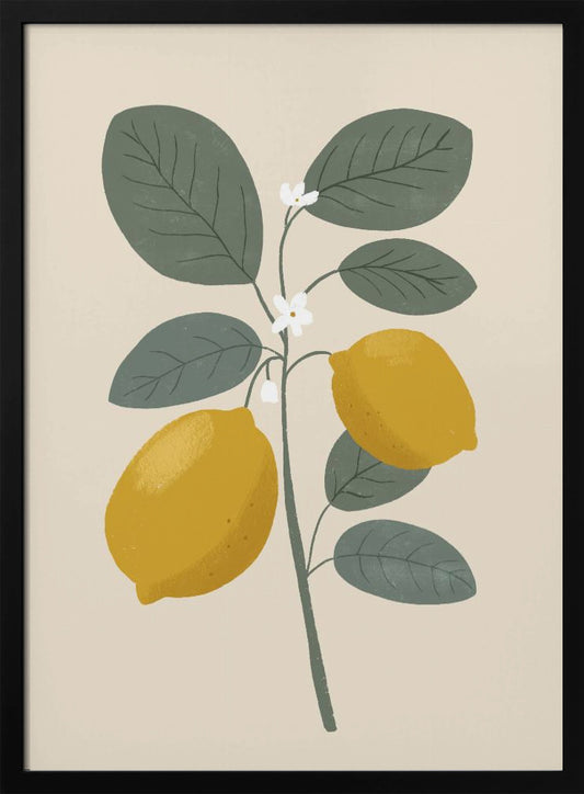 Lemon Vibes 01 - Art Print by Katarzyna Gąsiorowska