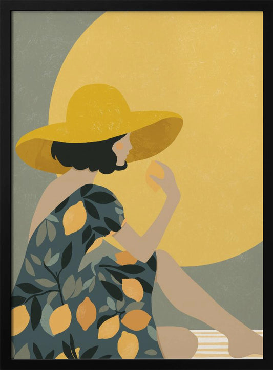 Lemon Vibes 02 - Art Print by Katarzyna Gąsiorowska