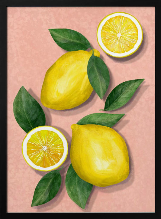 Lemons - Art Print by EMELIEmaria