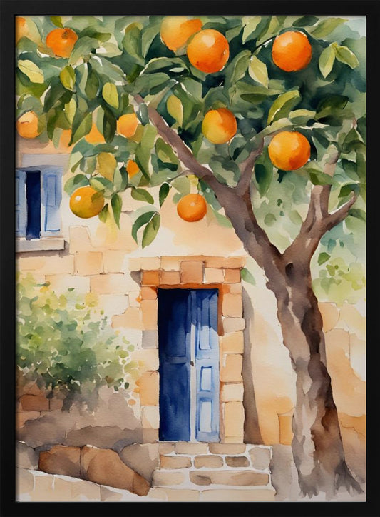 Orangetree - Art Print by Ohkimiko
