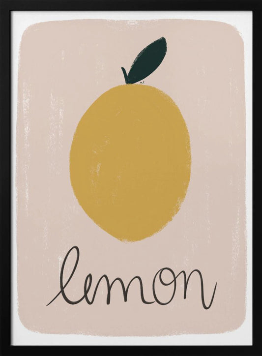 Lemon - Art Print by Menina Lisboa