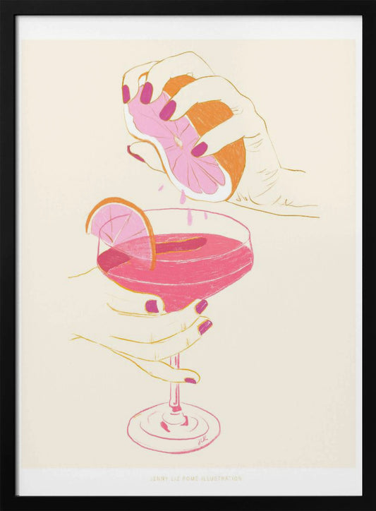 Jlr Cocktail2 Copy - Art Print by Jenny Liz Rome