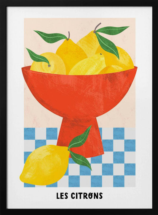Les Citrons - Art Print by Melissa Donne