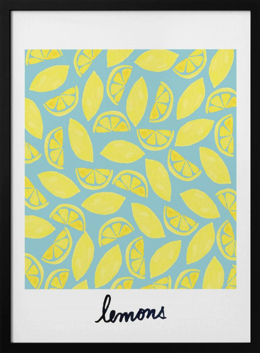 Lemons - Art Print by Elizabeth C