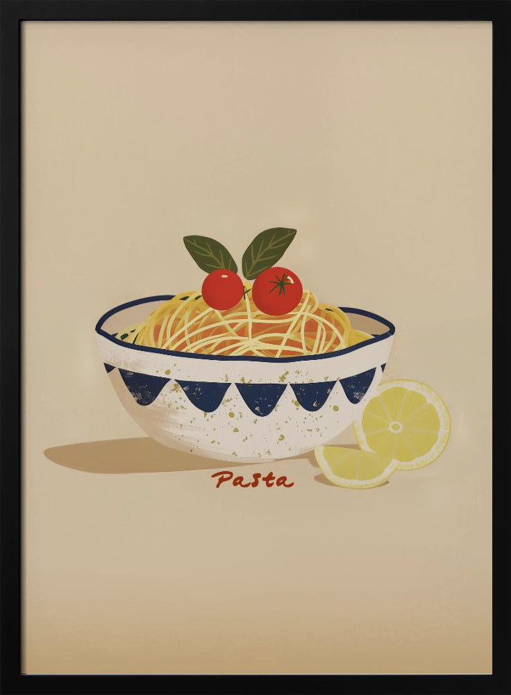 Spaghetti Delight - Art Print by Emel Tunaboylu