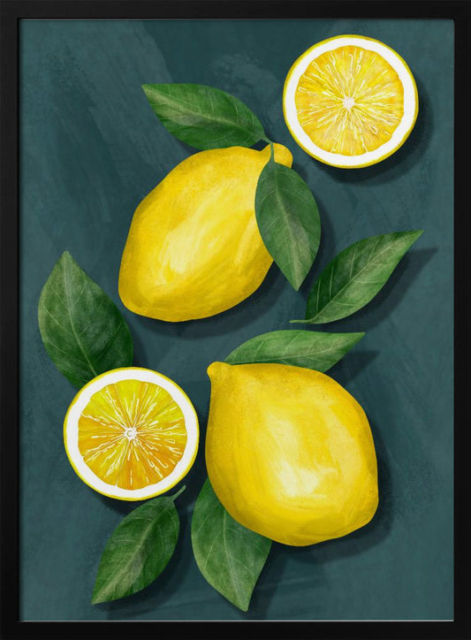 Lemons - Art Print by EMELIEmaria