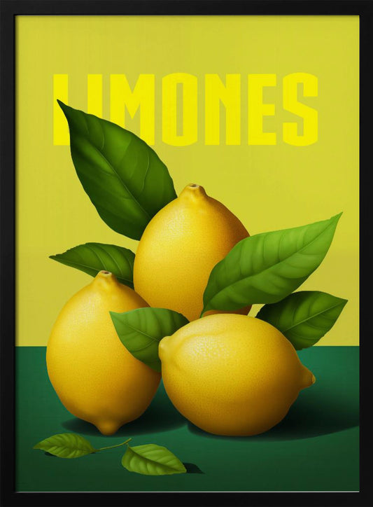 Limones - Art Print by Andreas Magnusson