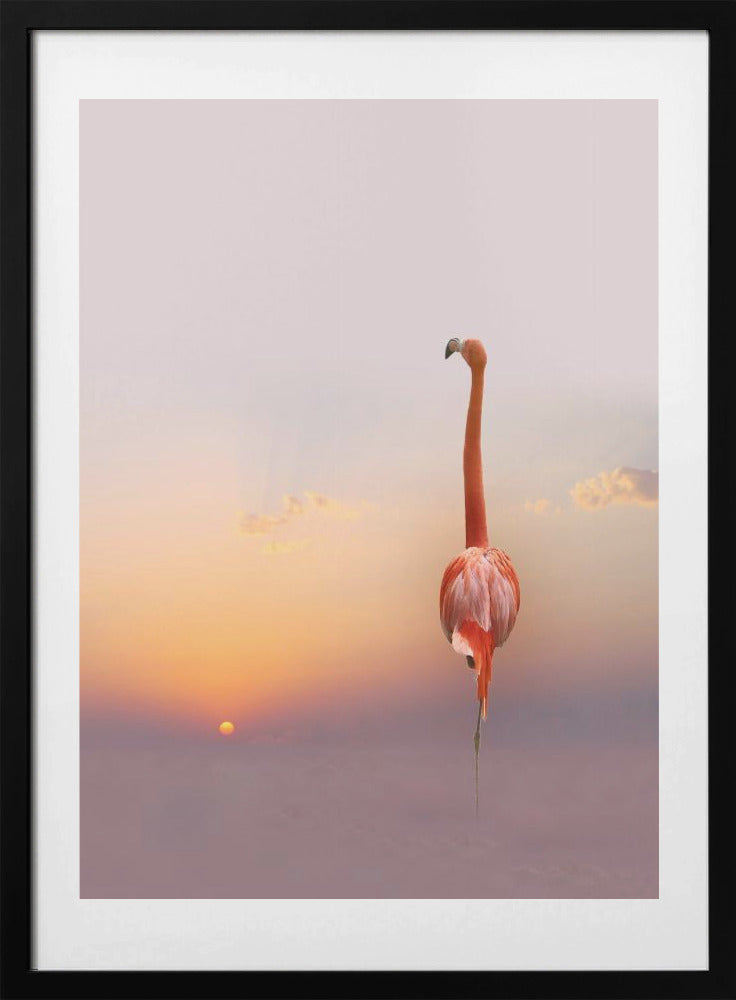 sunset ... - Art Print by Anna Cseresnjes