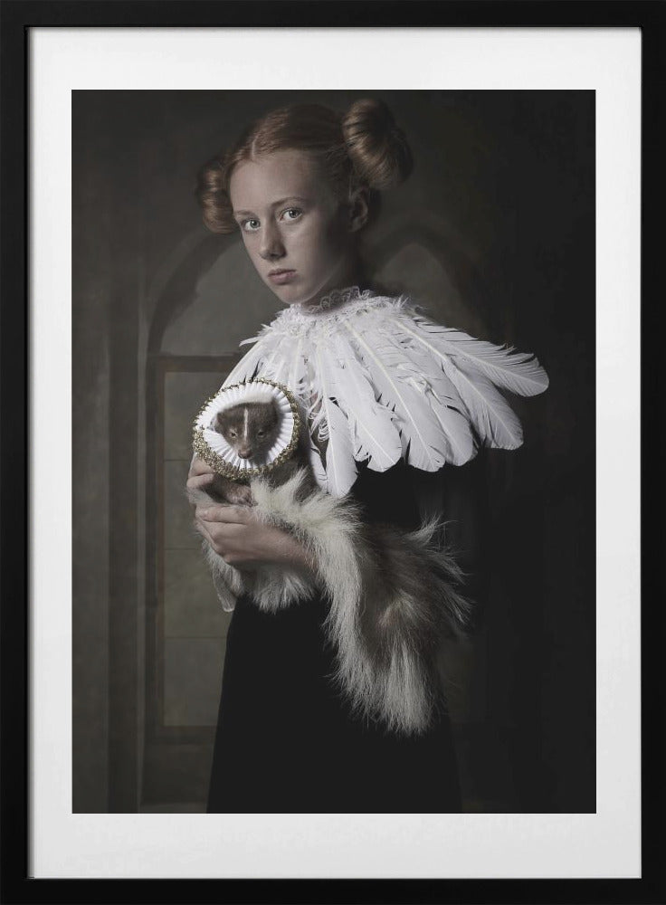 My sweet skunk friens - Art Print by Carola Kayen-Mouthaan