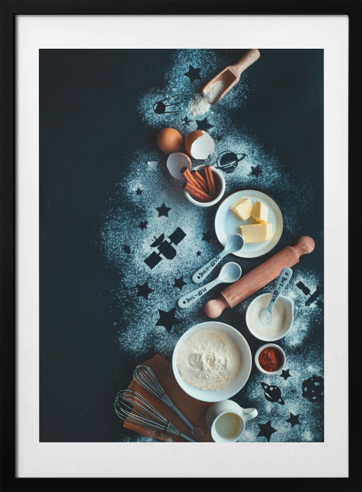 Baking for stargazers - Art Print by Dina Belenko