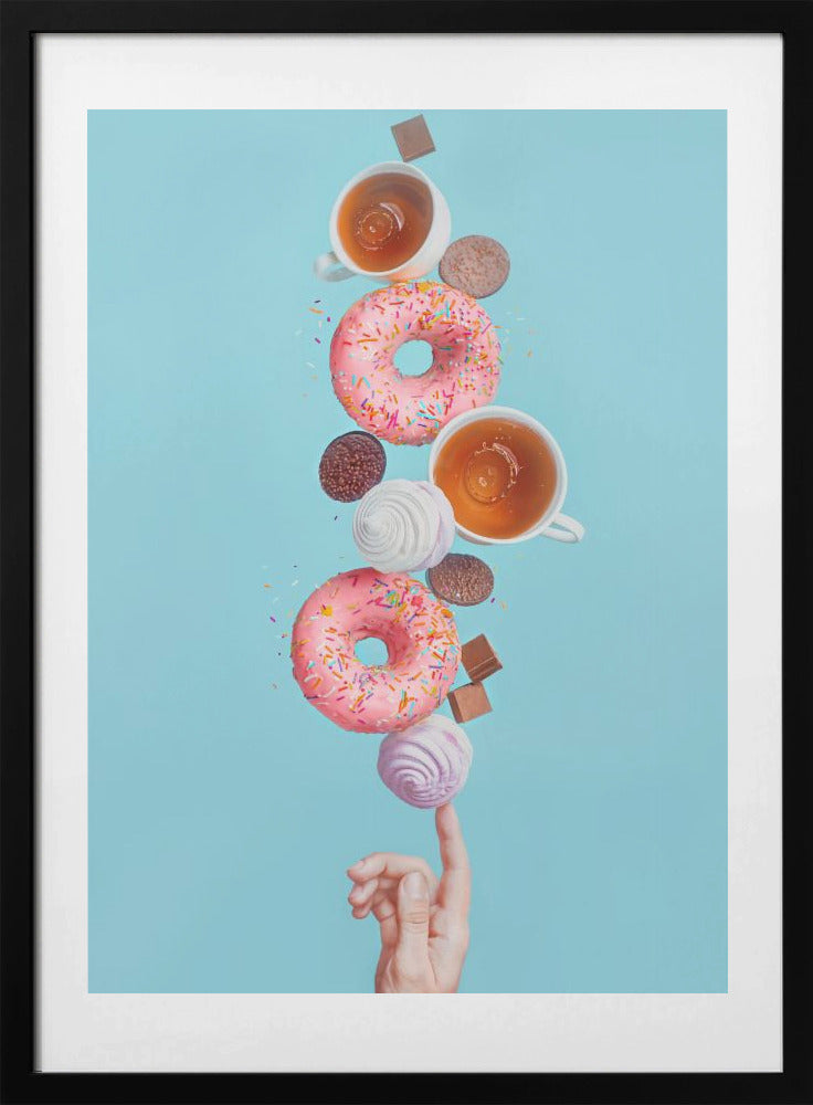Weekend donuts - Art Print by Dina Belenko