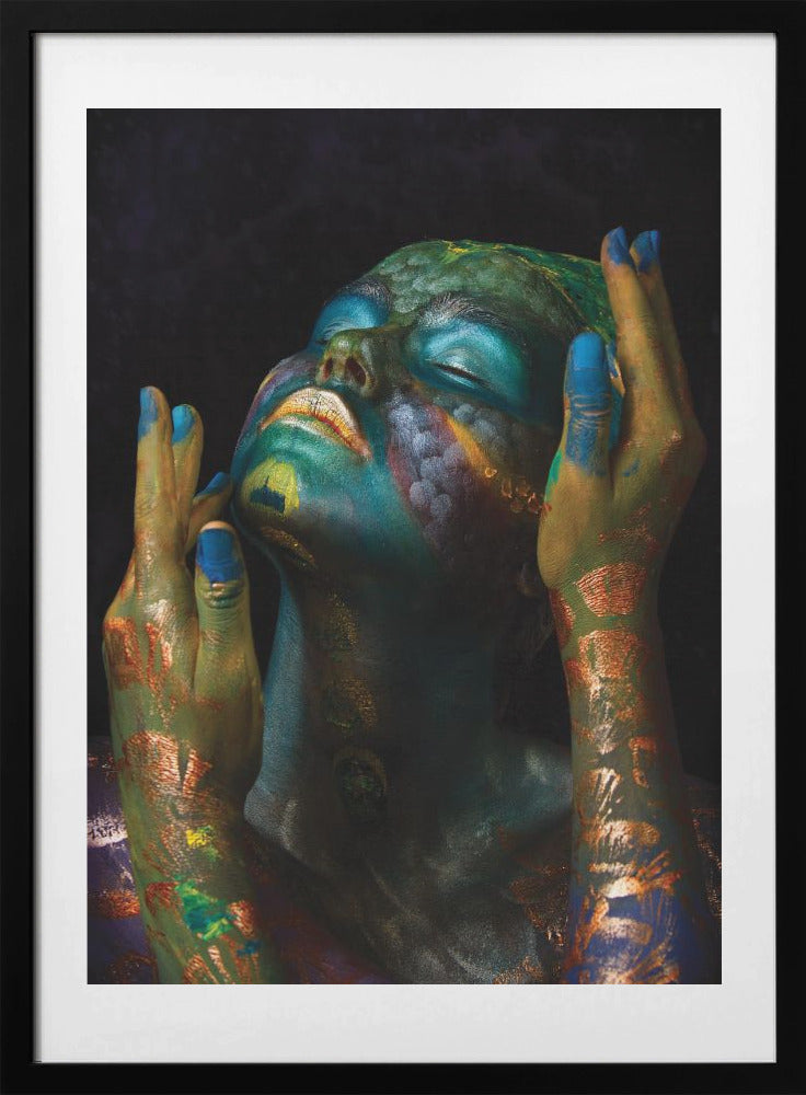 Fish and Oil - Art Print by Ivan Kovalev