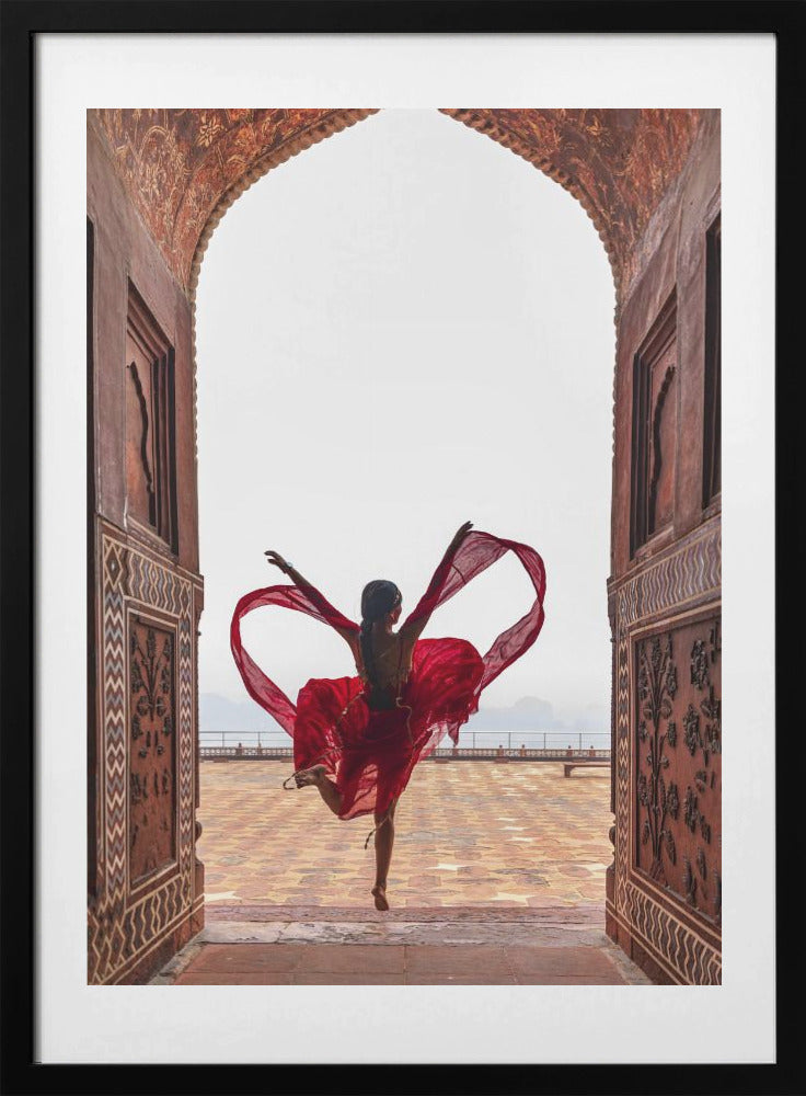 Taj Mahal's Heart - Art Print by Lin Jing