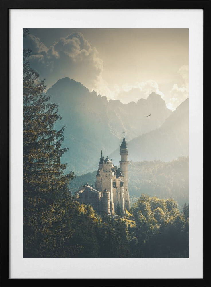 Neuschwanstein Castle - Art Print by Cuma Cevik