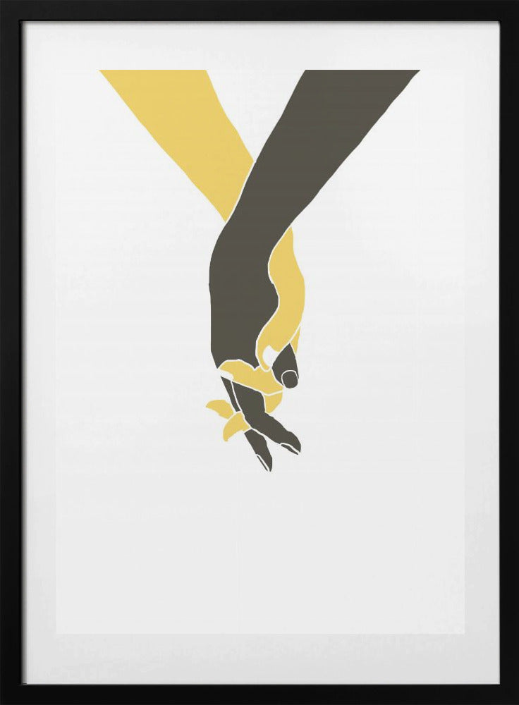 Holding Hands - Art Print by Pictufy Studio II