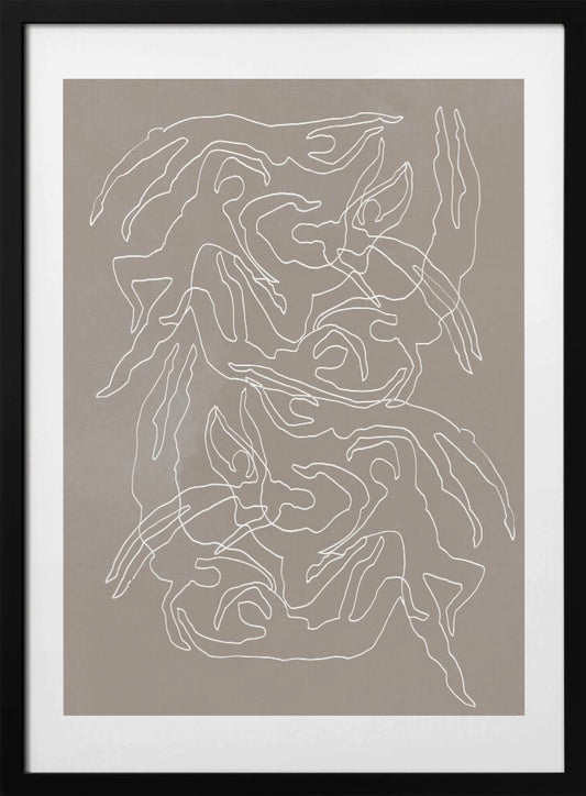 Swimmers - Art Print by Pictufy Studio II