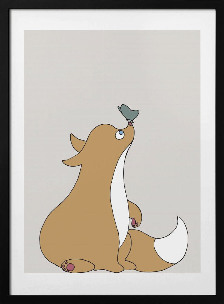 The Fox - Art Print by Pictufy Studio II
