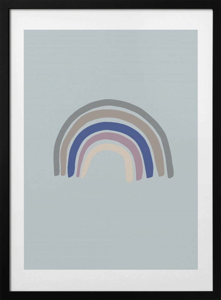 Rainbow Blue - Art Print by Pictufy Studio