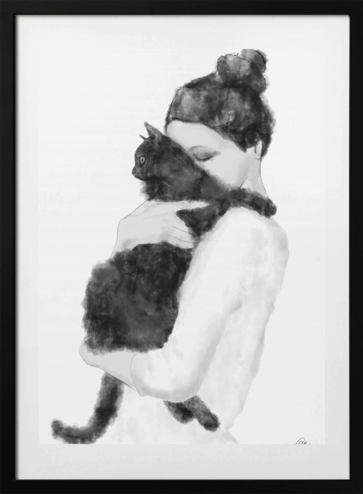 Cat Lover - Art Print by Pictufy Studio II
