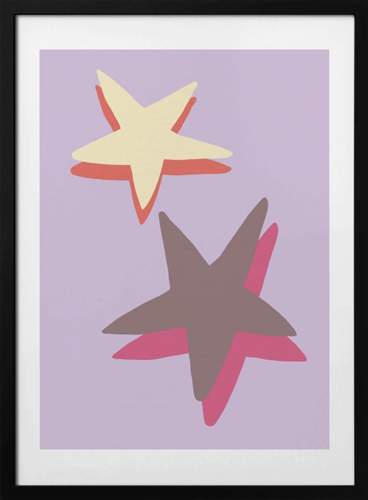 Lilac Star - Art Print by Pictufy Studio