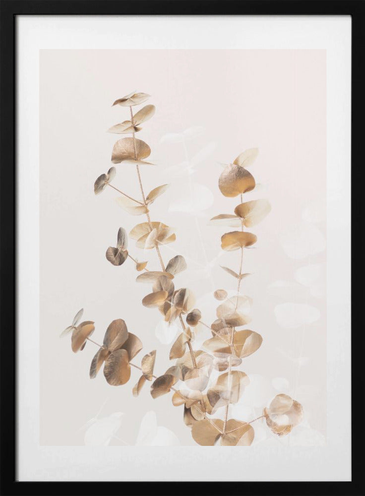 Eucalyptus Creative Gold 03 - Art Print by Pictufy Studio III