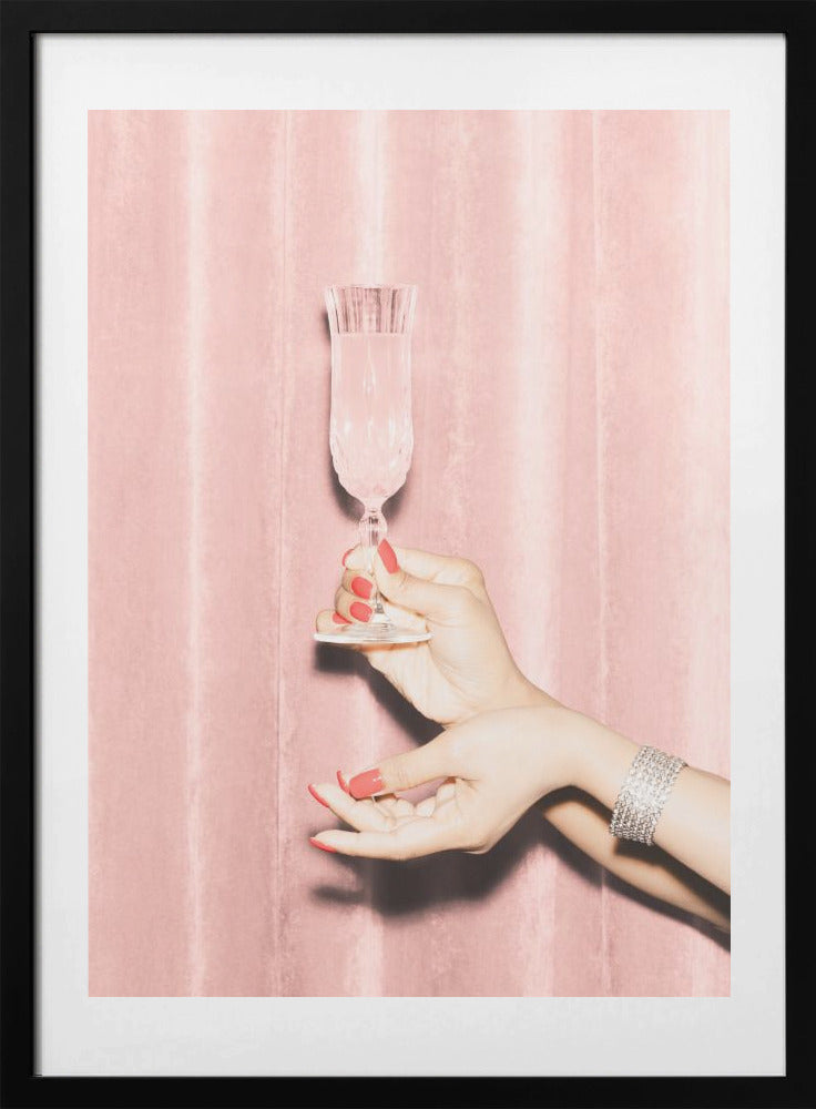 Here's To Pink 01 - Art Print by Pictufy Studio III
