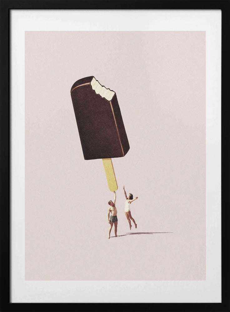 You treat me well - Art Print by Maarten Léon