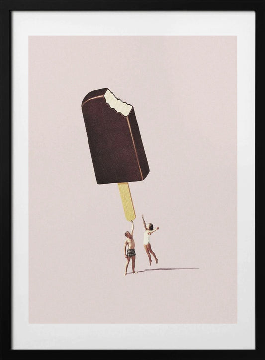 You treat me well - Art Print by Maarten Léon