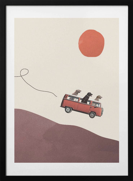 Adventure gang - Art Print by Maarten Léon