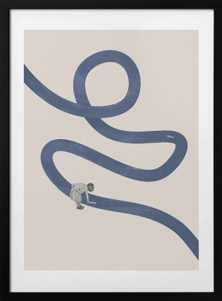 River cleanse - Art Print by Maarten Léon