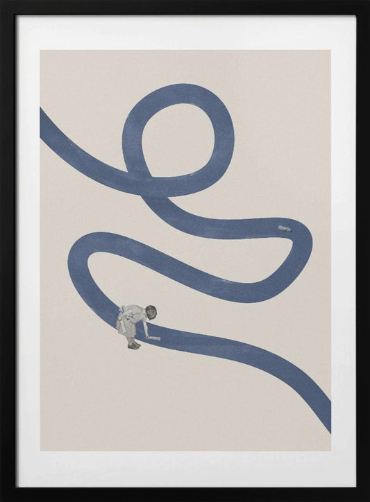 River cleanse - Art Print by Maarten Léon